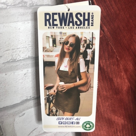 Rewash cozy skirt all, orange, NWT, Small - Picture 7 of 9